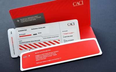 Case Study – CACI Boarding Passes – Direct Mail and Fulfilment
