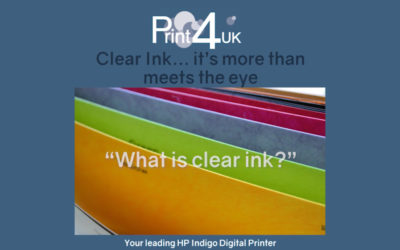 Clear ink… it’s more than meets the eye