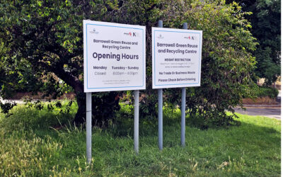 Case Study: Barrowell Green Reuse & Recycling Centre – Complete Signage Installation