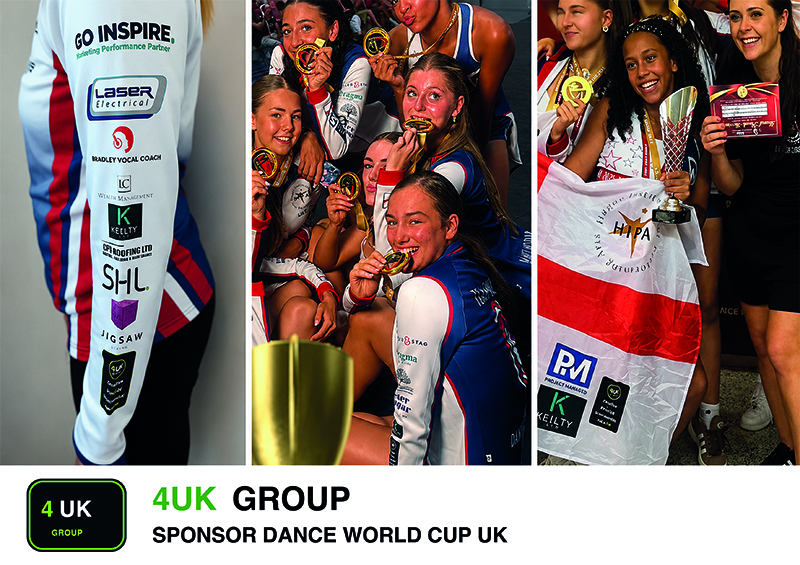 The 4UK Group Proud to Sponsor Dance World Cup Prague 2024 World Champions
